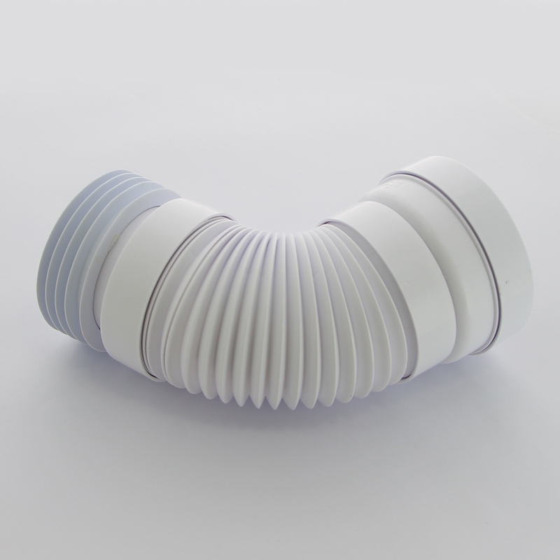 Труба McALPINE фановая L=230-440 мм гофр. с манжетой, вход 97-107 мм, выход внутрь 110 мм трубы