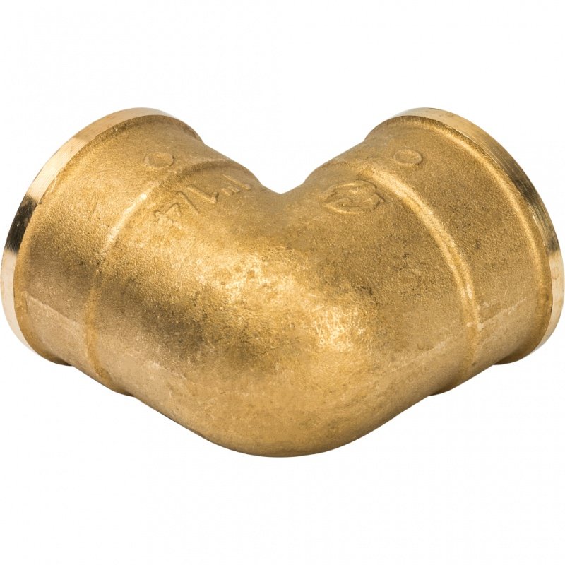 Угол резьбовой ВР 1"1/4 латунь STOUT