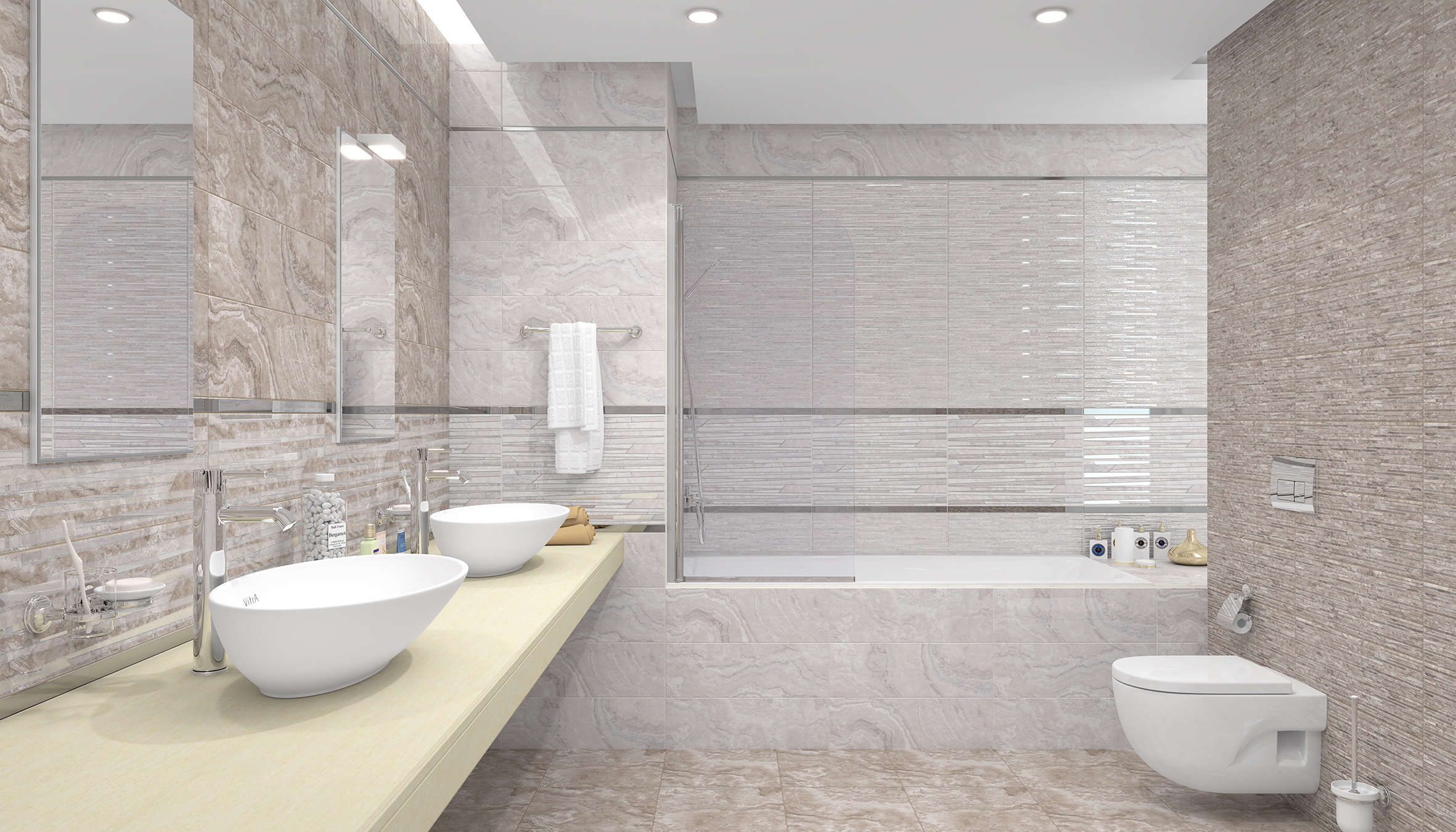 Marmo керамогранит коричневый 40x40