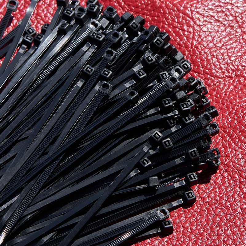 Хомуты нейлон 2,5 х 100 мм (набор 500 шт.), черные (1/60) "rexant" 07-0101-05