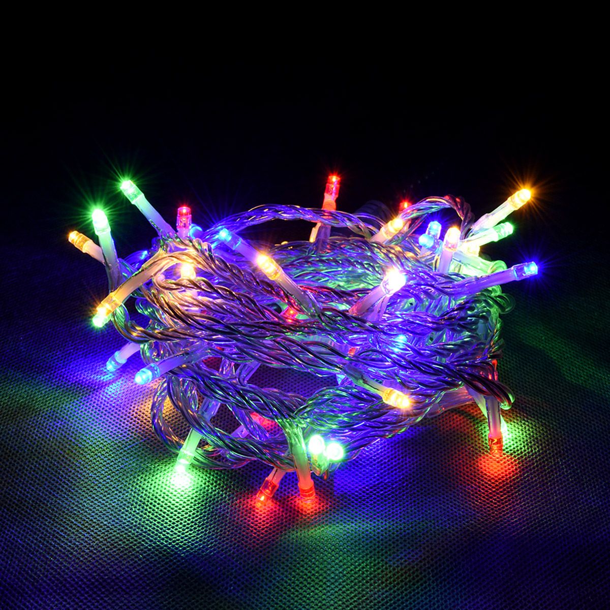 Электрогирлянда-конструктор "нить" 5 м, 48 разноцв. ламп (1/4) "vegas"