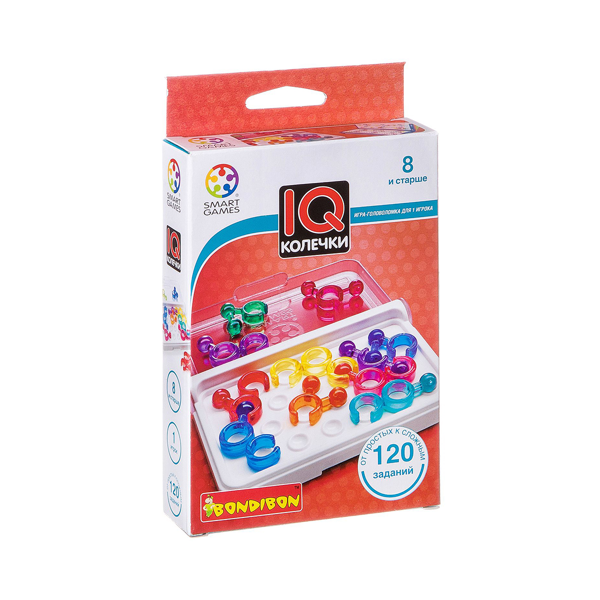 Игра логическая "iq-колечки" "bondibon" вв0949