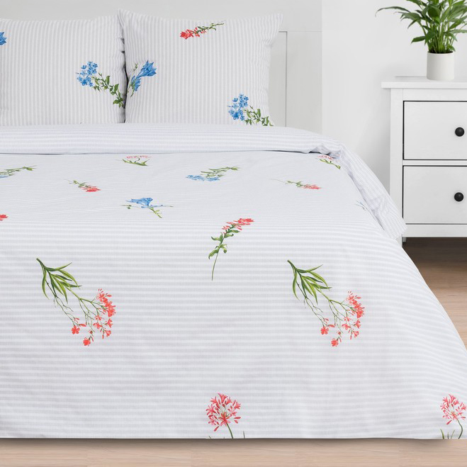 Постельное белье "этель" wild flowers евро (поплин) (1/6) 4746234