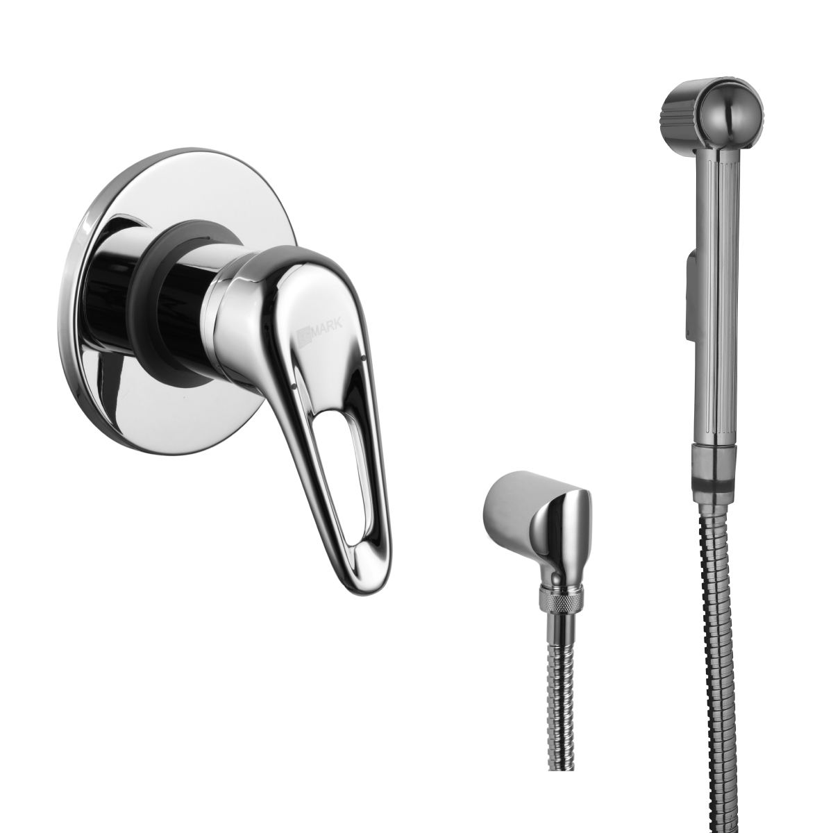 Смеситель с гигиеническим душем "luna"  lm4119c  (встраиваемый)  (1/6) "lemark"