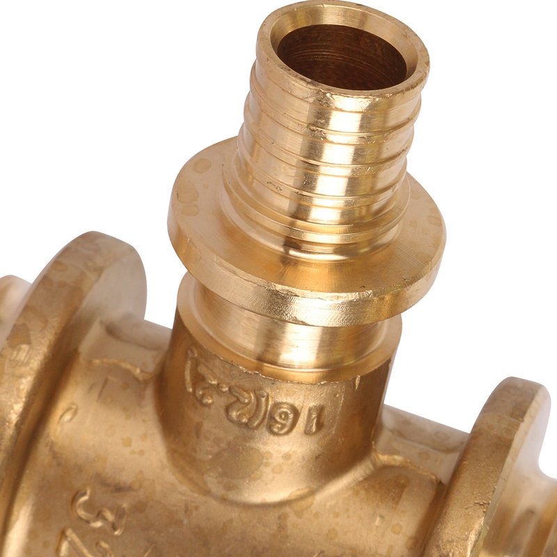 Тройник переходной 32 x 16 x 32 аксиальный для труб PE-X STOUT