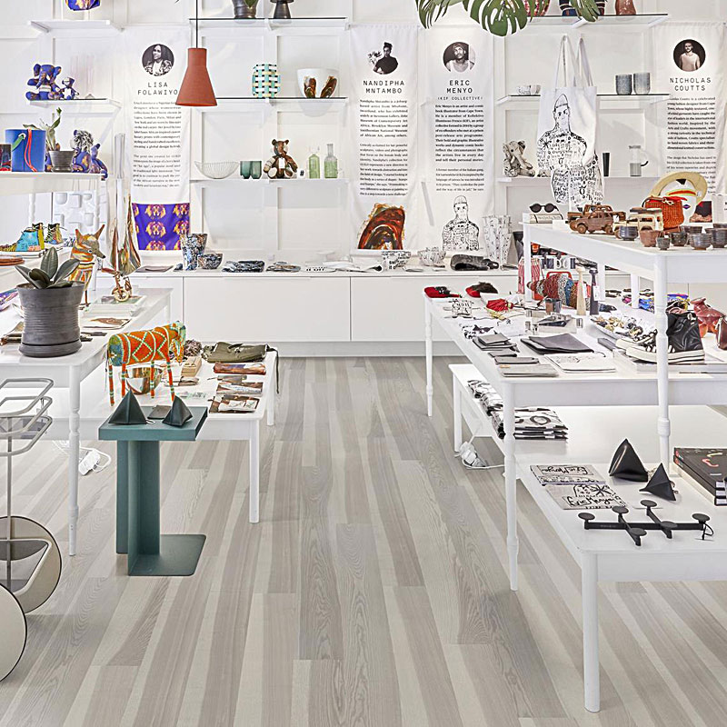 Паркетная доска Kahrs Original Коллекция Люкс Ясень Стрим ультраматовый лак однополосный ORIGINAL ASH STREAM 1S