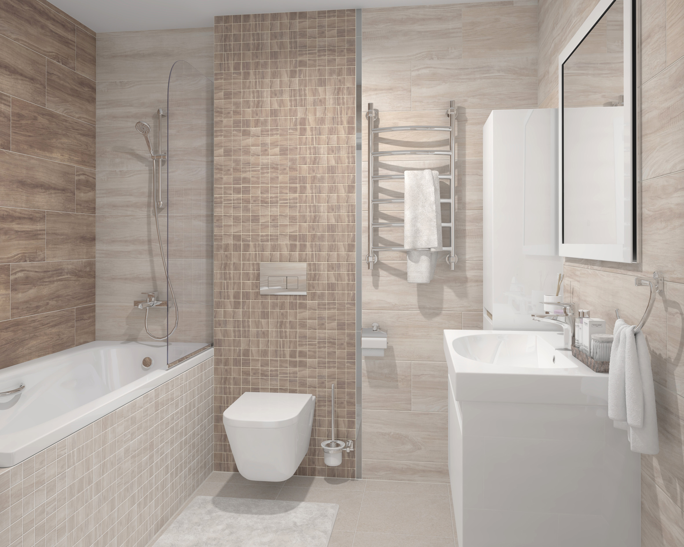 Route коричневый 25x75