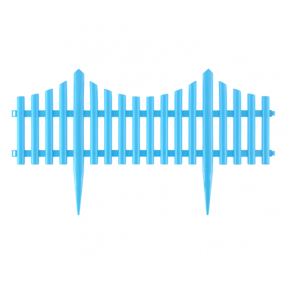 Забор декоративный "Гибкий", 24 х 300 см, голубой, Palisad (65019)