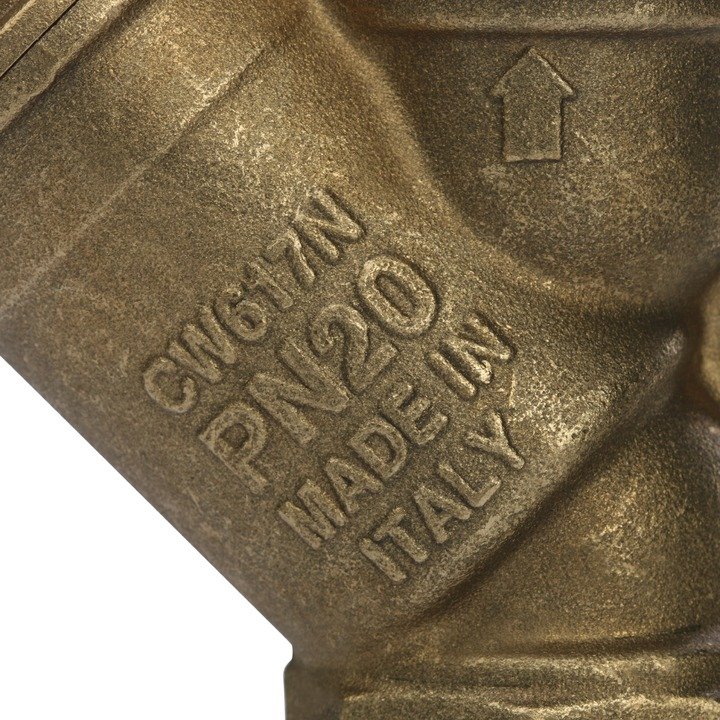 Фильтр косой В STOUT латунь 3/4" для грубой очистки воды