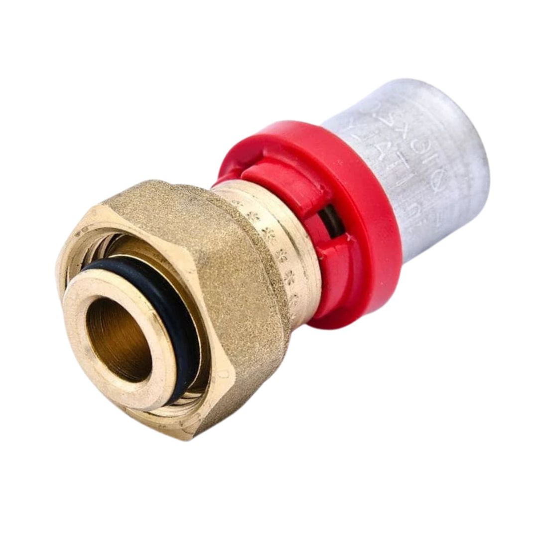 Муфта с накидной гайкой под евоконус 16 x 3/4'' EK пресс для МП труб TIEMME