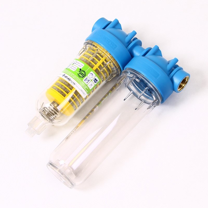 Колба для фильтра двойная HYDRA 3P 10" ATLAS FILTRI 1" с промывным фильтром