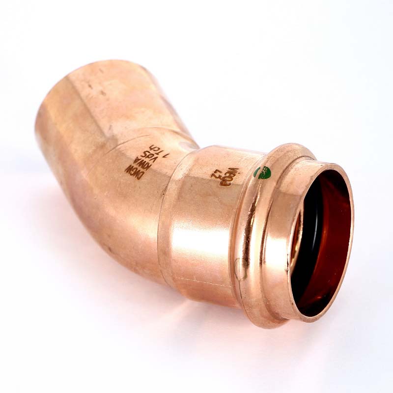 Угол-вставка 45° пресс медный Profipress VIEGA 42