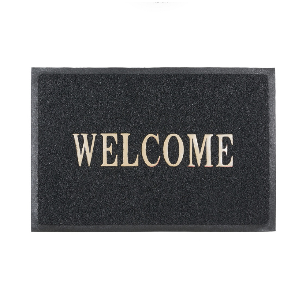 Коврик spongy "welcome" 40*60 см (черный) (1/20) "sunstep" 38-433