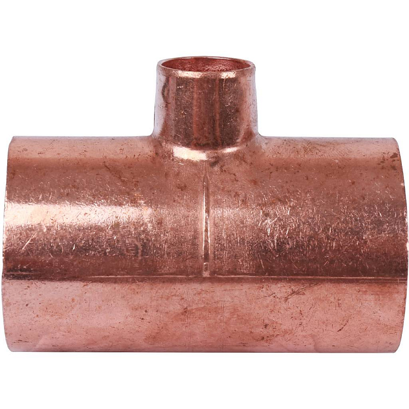 Тройник переходной 42х18х42 мм медный под пайку SANHA 15130421842