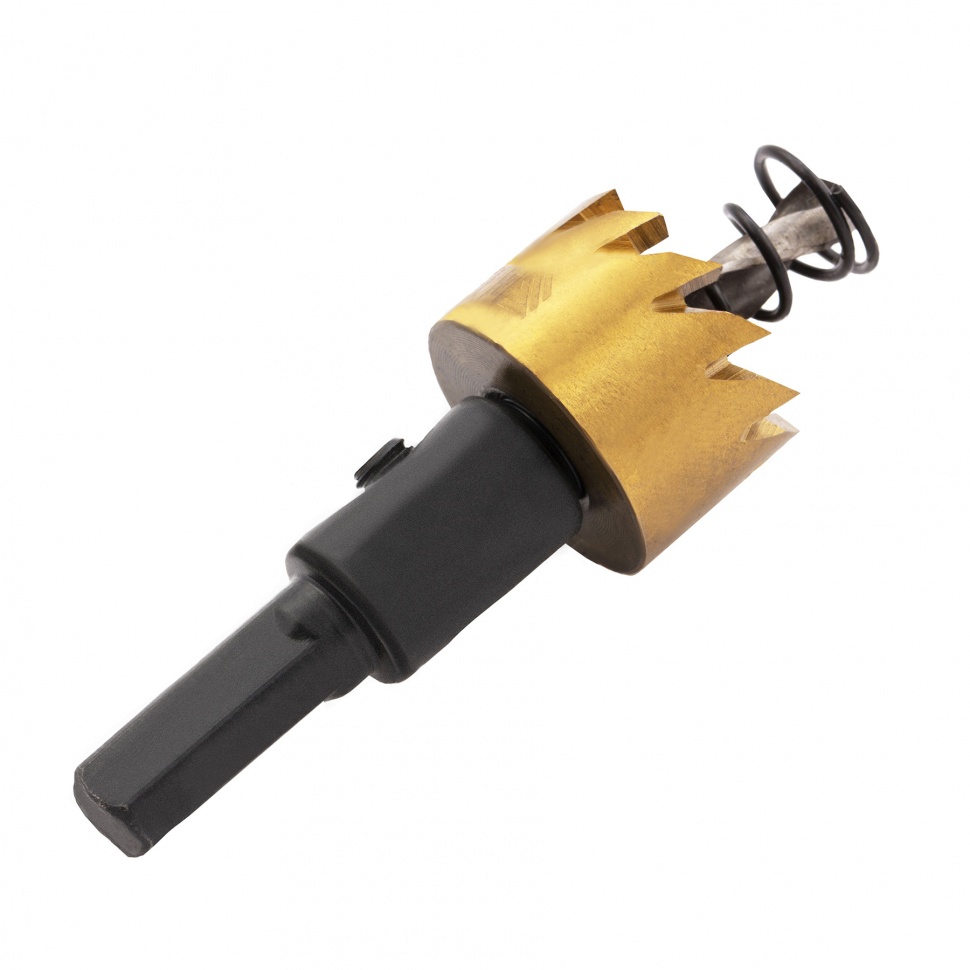 Коронка по металлу HSS, 21 мм, нитридтитановое покрытие Denzel (724102)