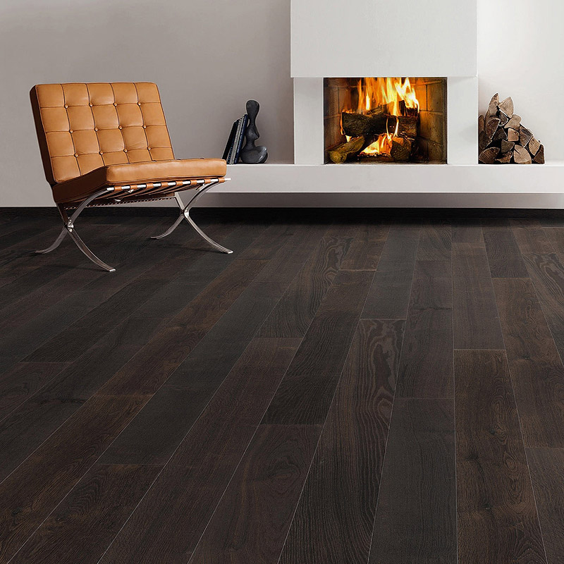 Паркетная доска Haro Series 4000 (5G) 528674 Дуб Африканский Агатовый брашированный однополосный 4V2200 x 173 x 13.5мм