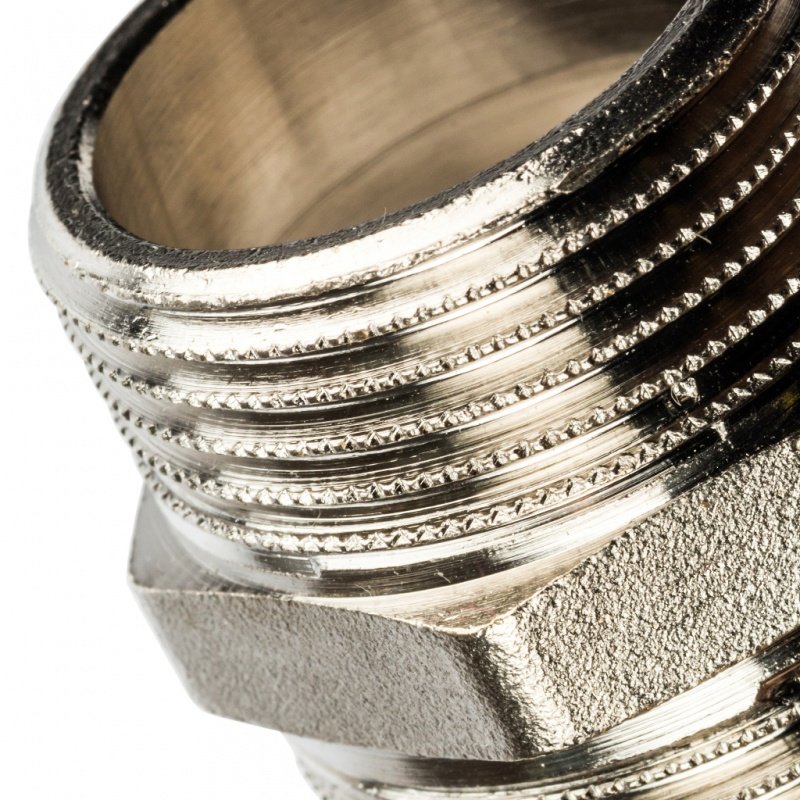 Ниппель НР 1" никель STOUT