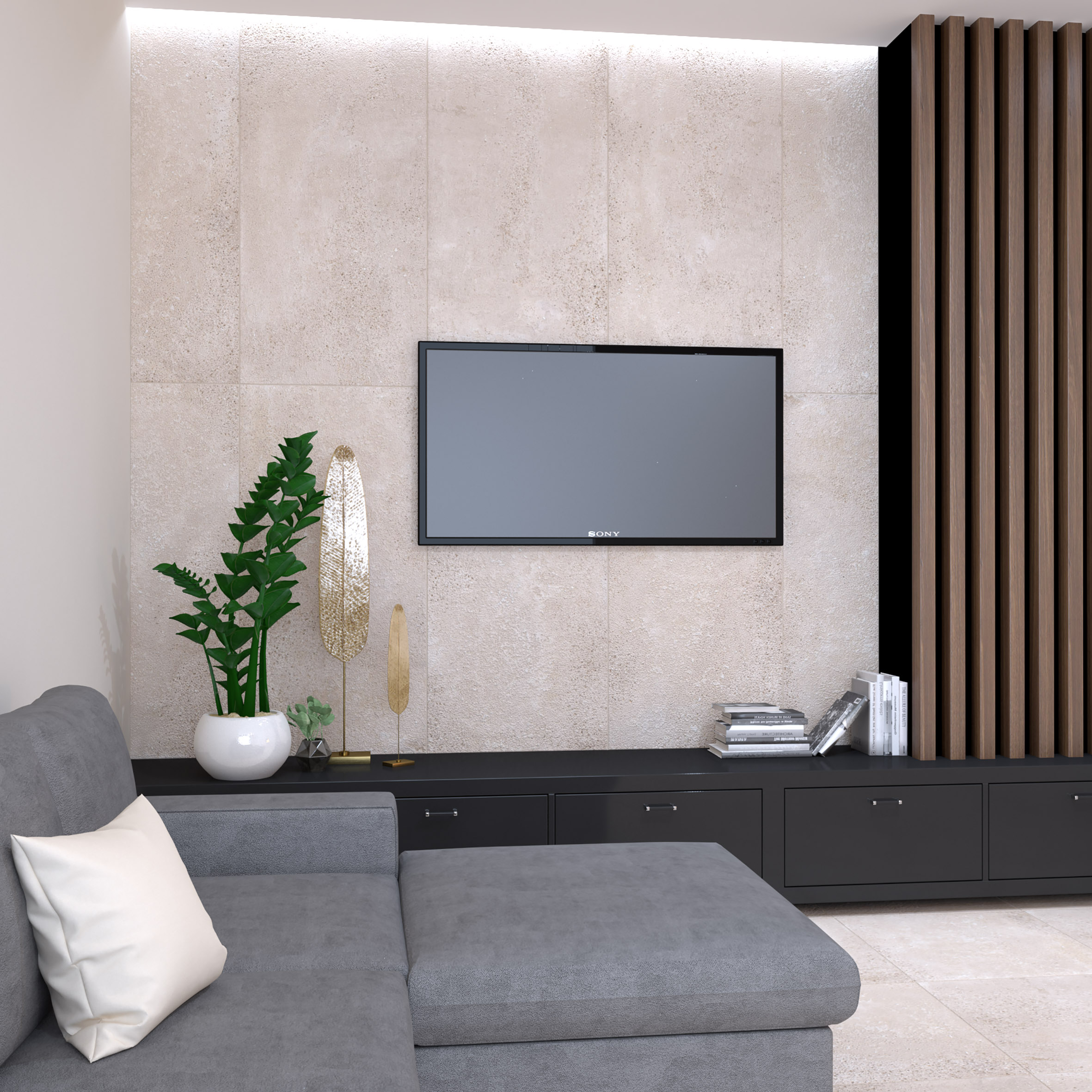 Tiffany керамогранит графитовый 60x120