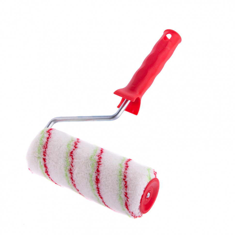 Валик "Эмали" , 180 мм, ворс 12 мм, D 48 мм, D ручки 8 мм, полиамид, полиакрил Сибртех (80170)