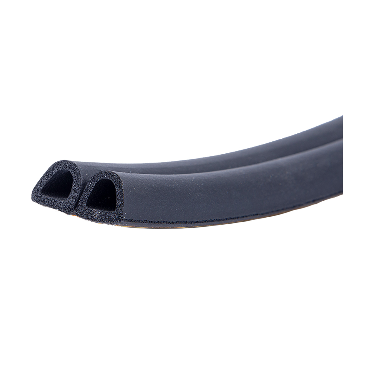 Уплотнитель d 12 х 10 мм черный бухта 50 м (1/2) "tytan professional"