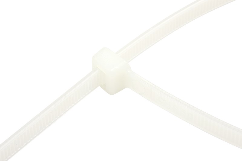 Хомуты нейлон 4,8 х 300 мм (набор 100 шт.), белые (1/10/100) "rexant" 07-1302