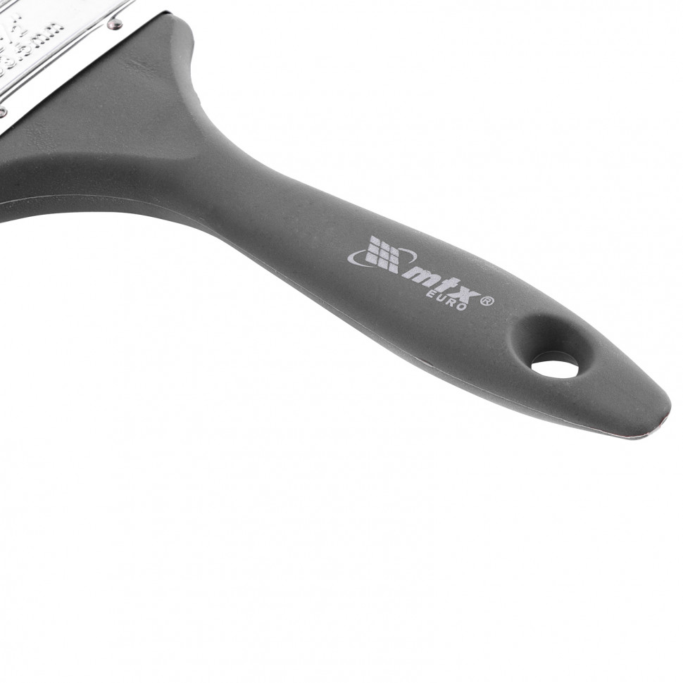 Кисть плоская "Евро" 3", натуральная щетина, пластмассовая ручка MTX (83066)