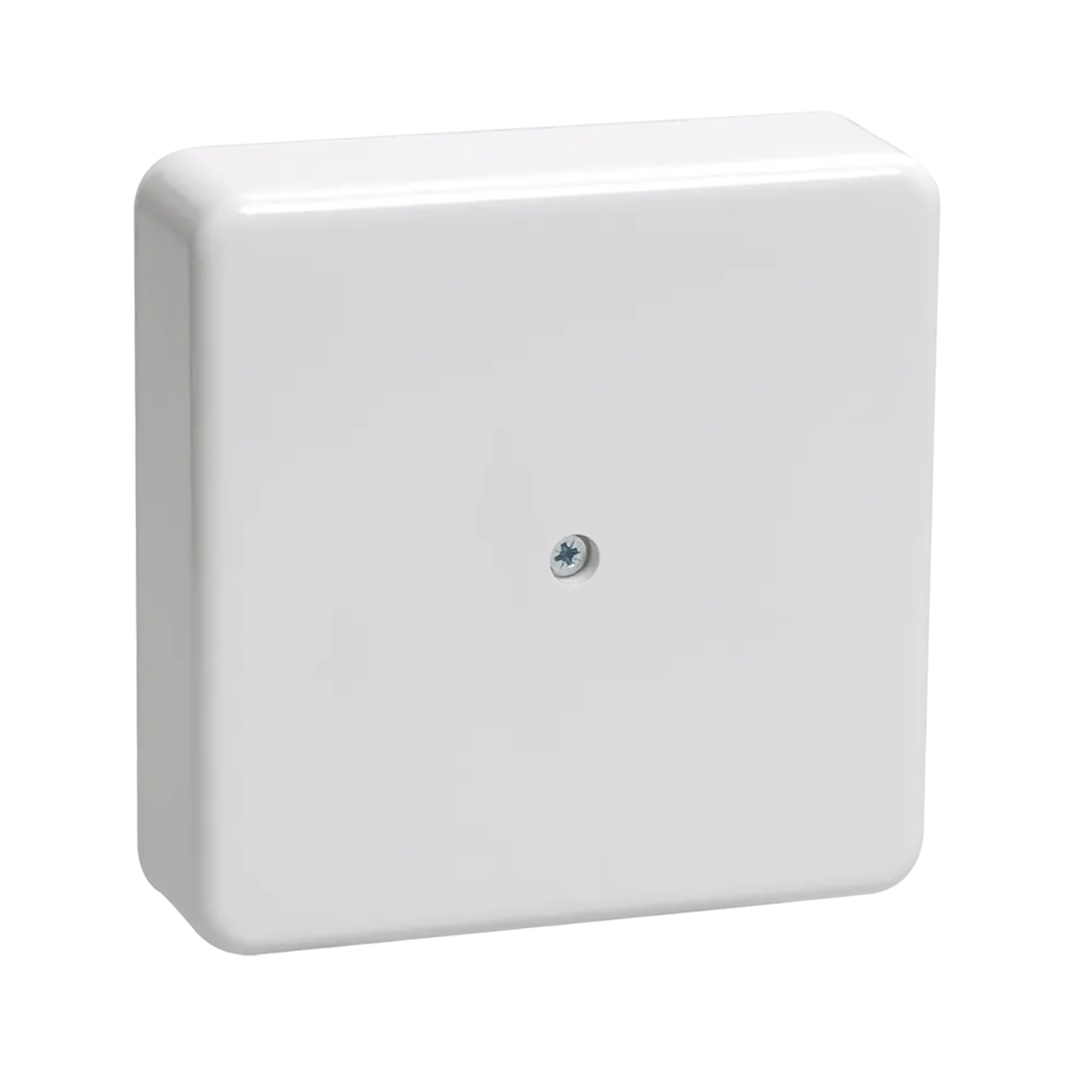 Коробка распаячная открыт. уст. км41212-01 75*75*20 мм, ip20, белая (6 клемм 6 мм2) (1/100) "iek"