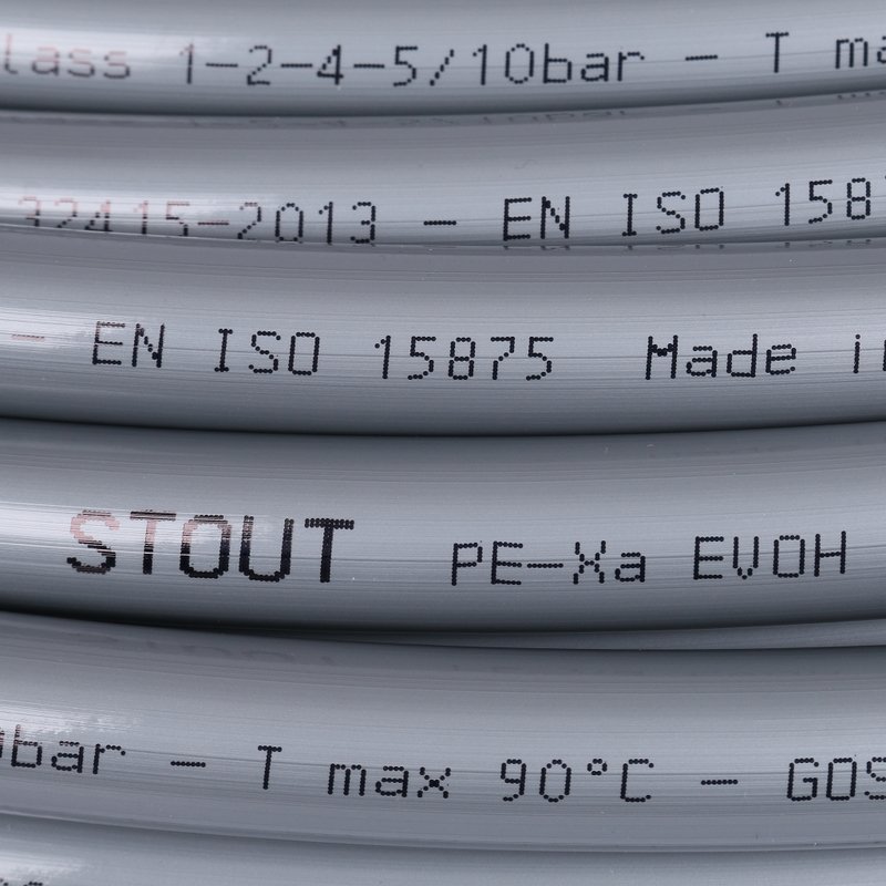 Труба из сшитого полиэтилена 16х2,2 (PEX-a) STOUT - 1 м. (бухта 240 м.)