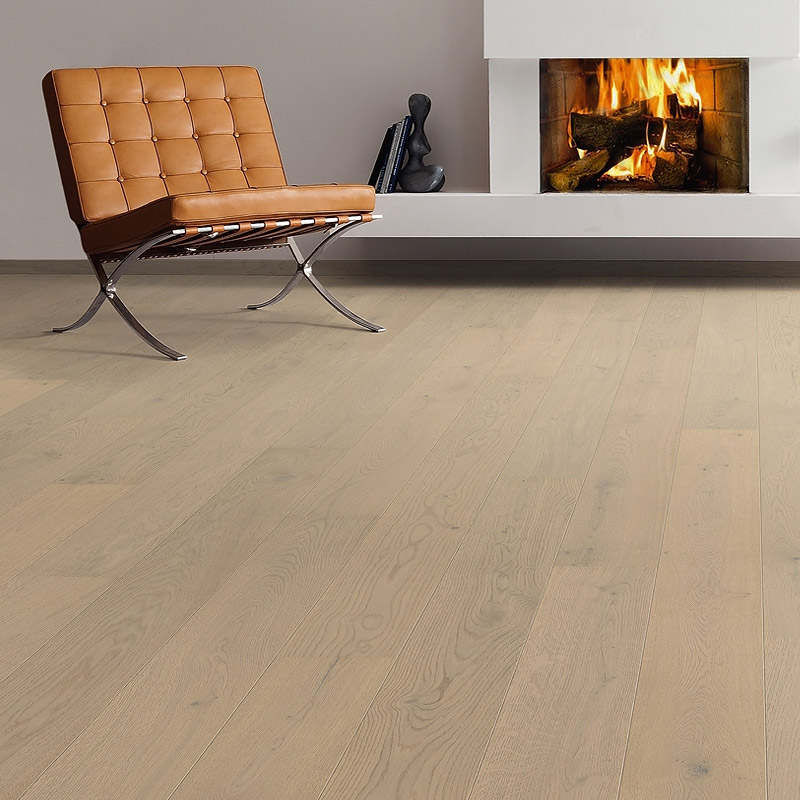 Паркетная доска Haro Series 4000 (5G) 538942 Дуб Песочно-Серый Маркант брашированный однополосный 2V2200 x 180 x 13.5мм