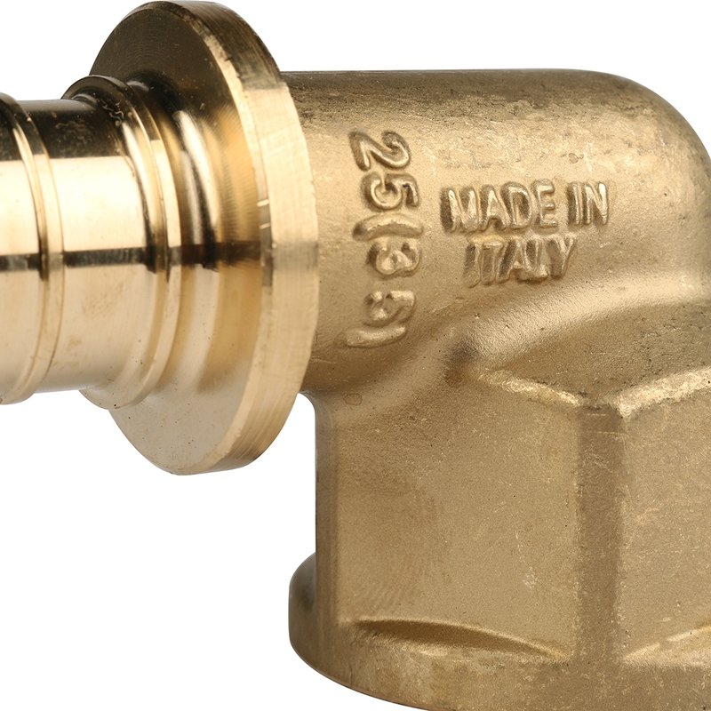 Угол переходной 25 x 1" ВР аксиальный для труб PE-X STOUT