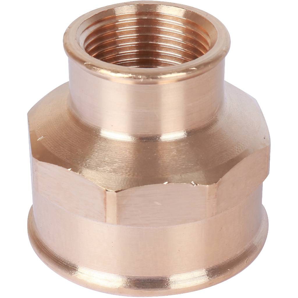 Муфта редукционная 1"1/4 x 3/4" резьбовая (ВР) бронза VIEGA (266431)