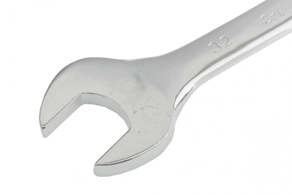 Ключ комбинированный, 32 мм, CrV, полированный хром Matrix (15167)