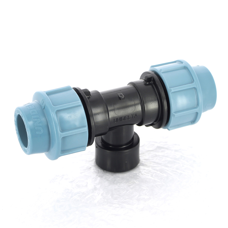 Тройник ПНД переходной под обжим ВР 25 x 3/4" полиэтиленовый UNIDELTA