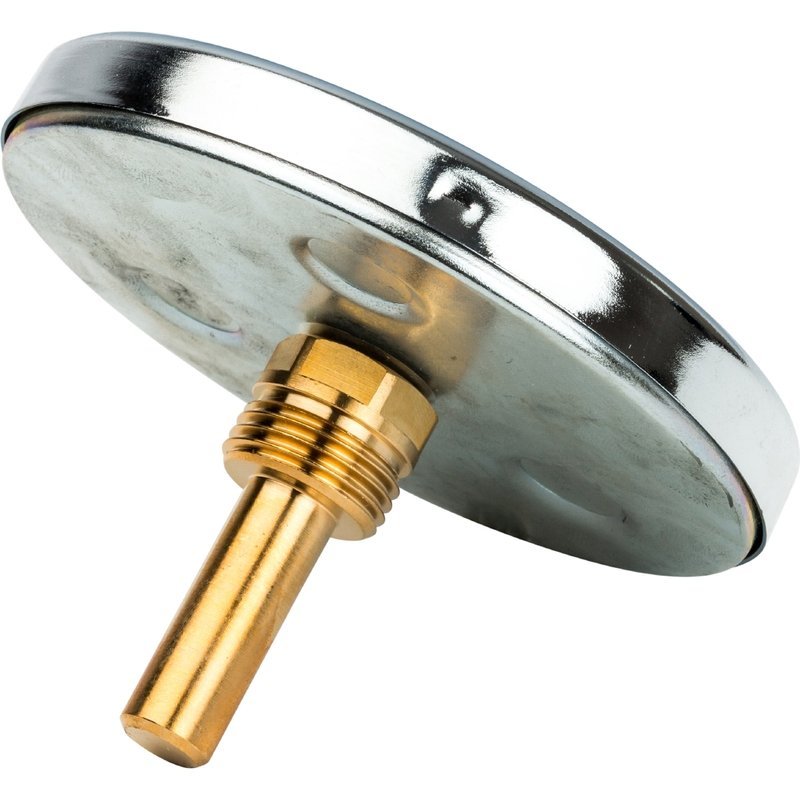 Термометр биметаллический 100 мм 120° STOUT с погружной гильзой 50 мм