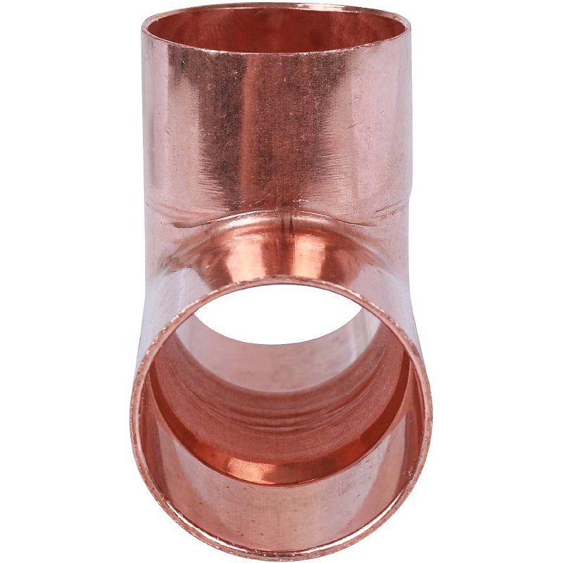 Тройник 54 мм медный равнопроходной под пайку SANHA 1513054