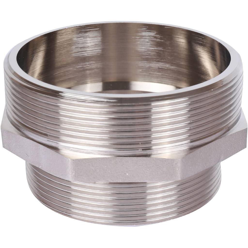 Ниппель переходной резьбовой НР 3" x 2"1/2 никель STOUT