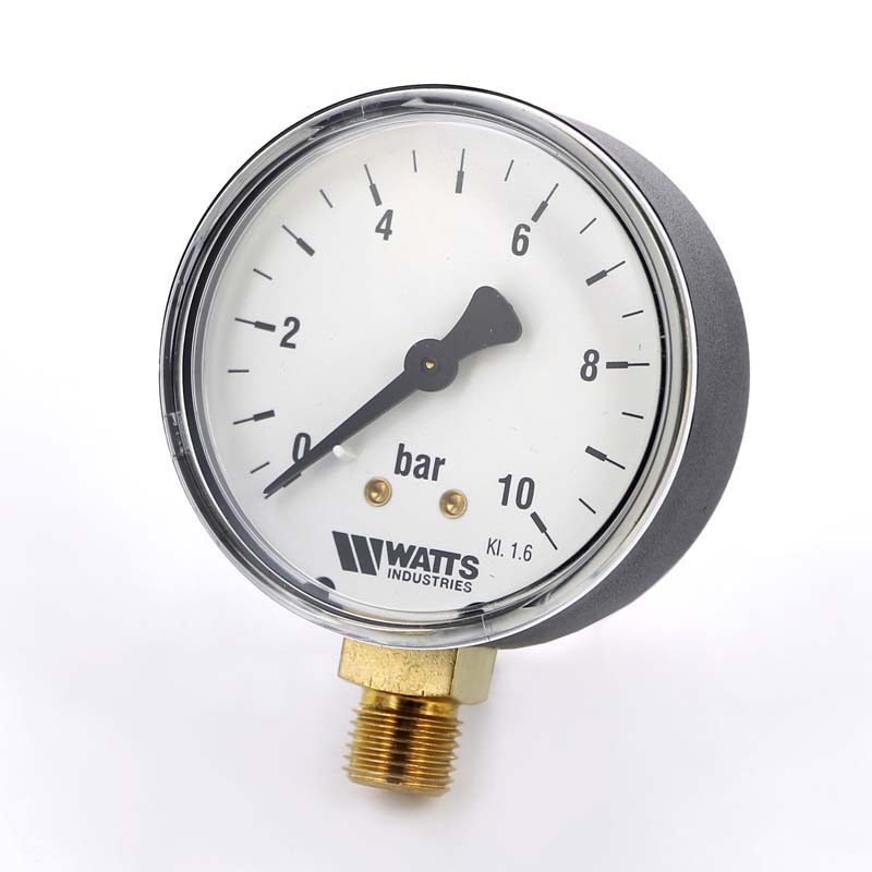 Манометр радиальный F+R200 63 мм 1/4" 10 бар WATTS