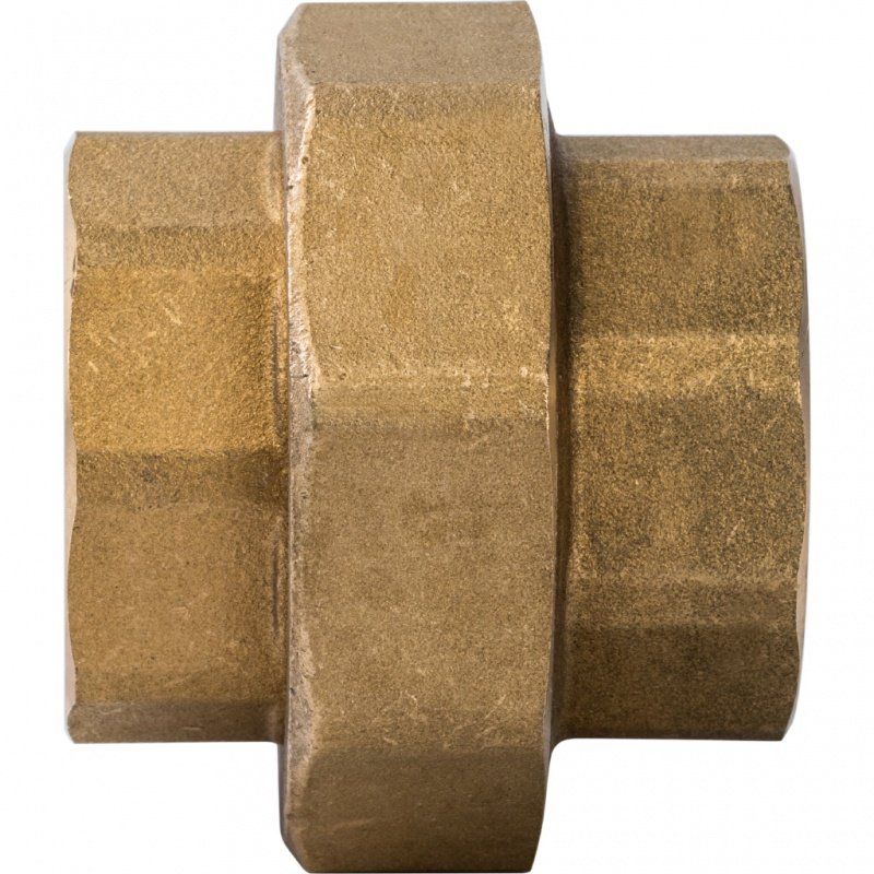 Американка ВР 1"1/4 латунь STOUT уплотнение конус