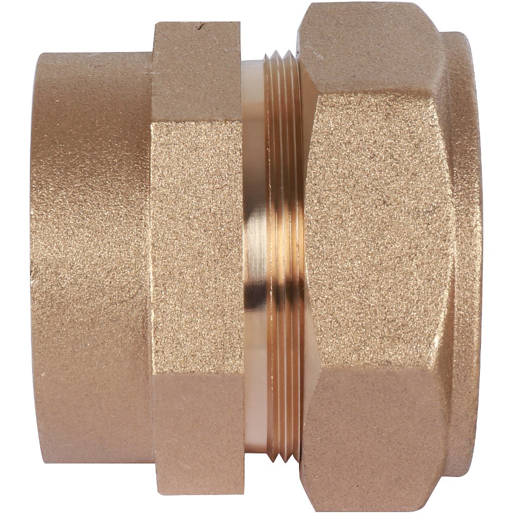 Муфта обжимная (ВР) 32 х 1"1/4 для стальных гофрированных труб Neptun (Stahlmann)