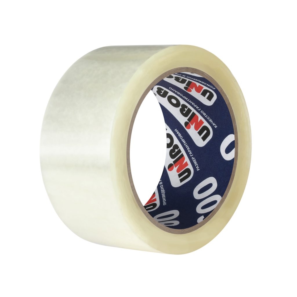 Скотч упаковочный прозрачный 48 мм х 132 м (36) "unibob600"