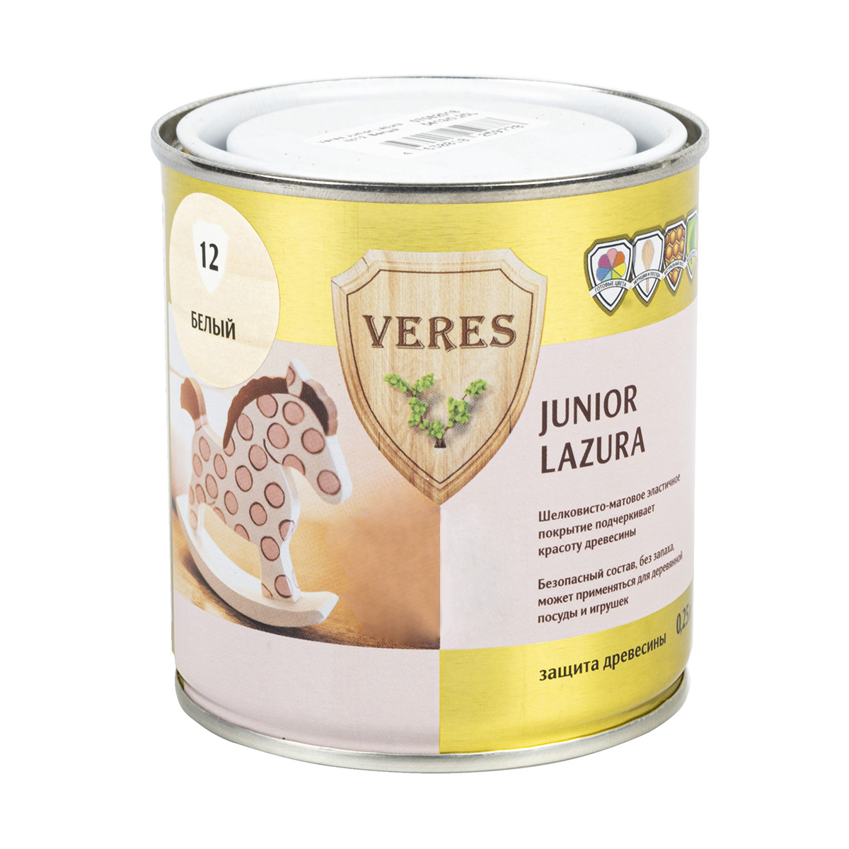 Верес джуниор №12 белый 0,25 л (1/6) "veres"