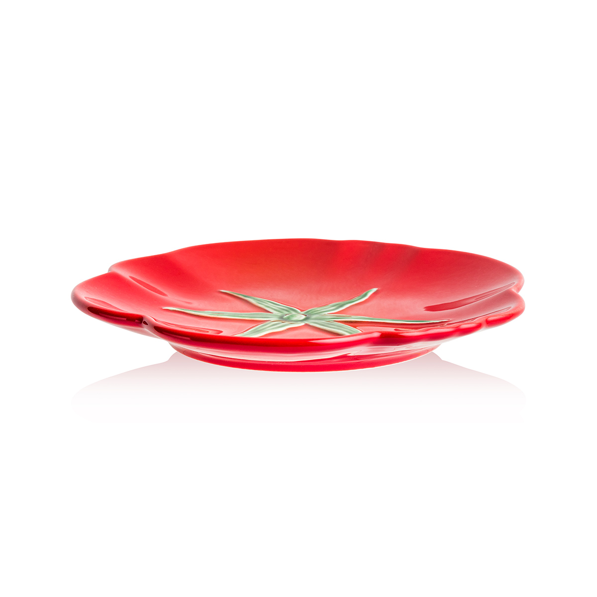 Тарелка обеденная "томат" 21 см, керамика (1/4) "bordallo pinheiro" bor65022234