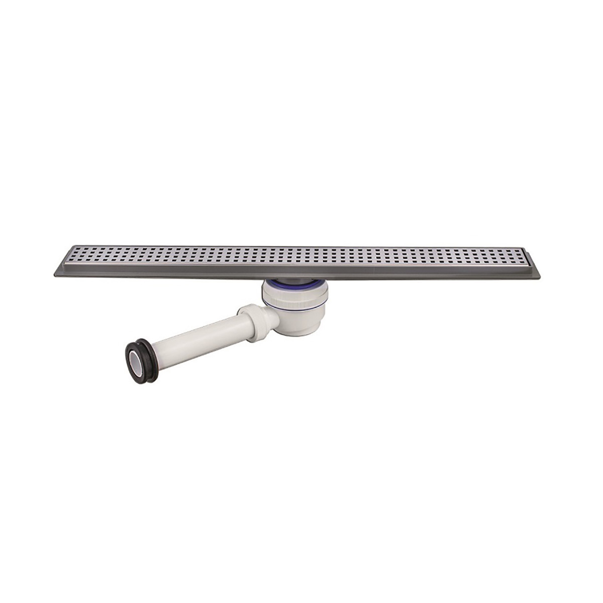 Трап лоток для душа (квадратн. профиль + круглый сифон) l 780 мм (1) "вирпласт"