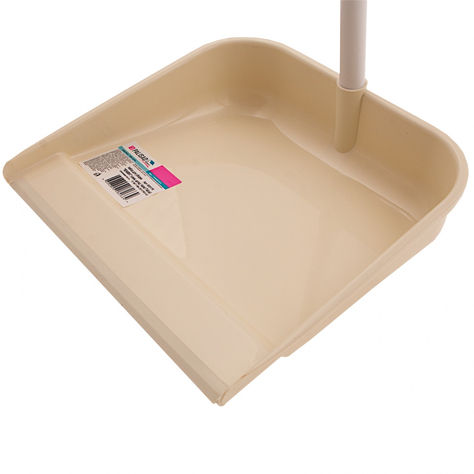 Набор для уборки "Ленивка" (совок, щетка), слоновая кость, Home Palisad (933175)