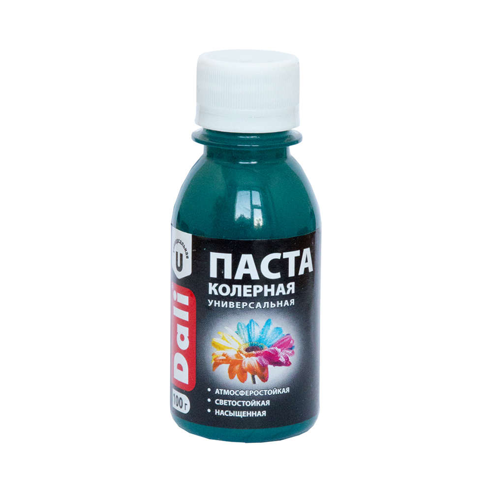 Паста колерн. универс. "dali" бирюзовая 0,1 кг (8/48) "рогнеда"