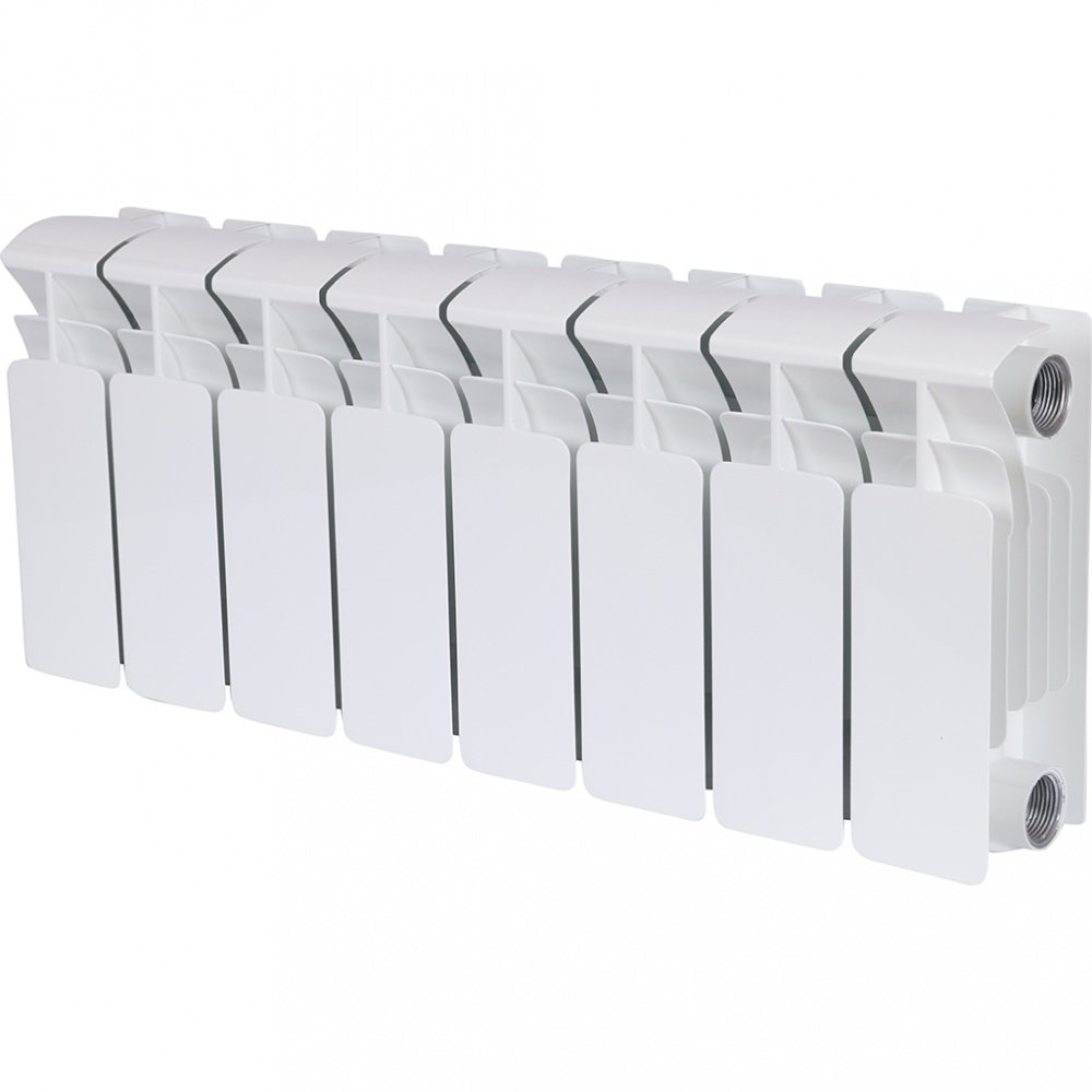 Биметаллический радиатор 8 секций, 256х632х96, ROMMER Plus BM 200, белый