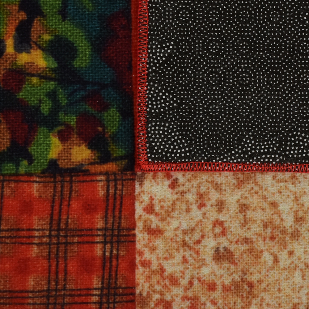 Коврик влаговпитывающий "velur" 60*90 см "пэчворк" (1/10) "vortex" 24244