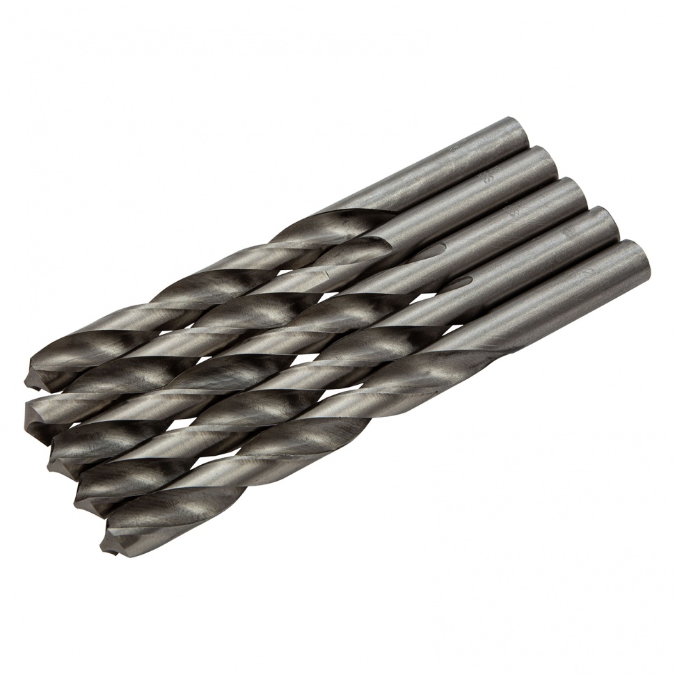 Сверло по металлу, 12 мм, полированное, HSS, 5 шт, цилиндрический хвостовик Matrix (72020)