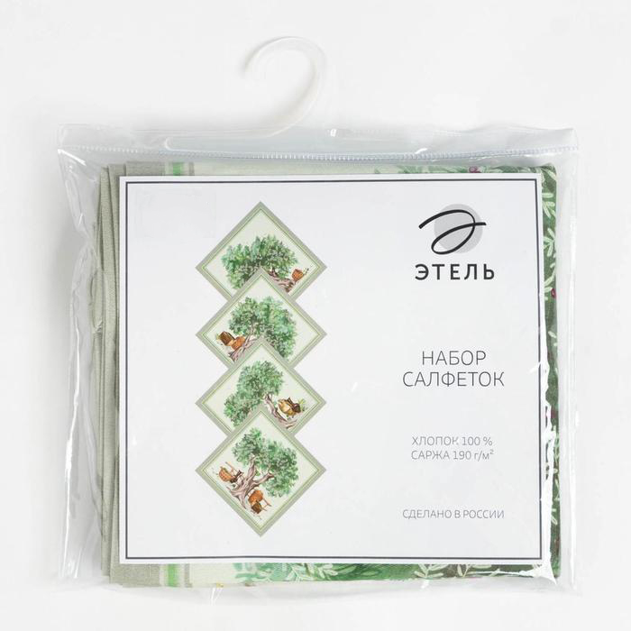 Салфетки столовые "этель" olivia 40*40 см набор 4 шт. (1/33) 5376701