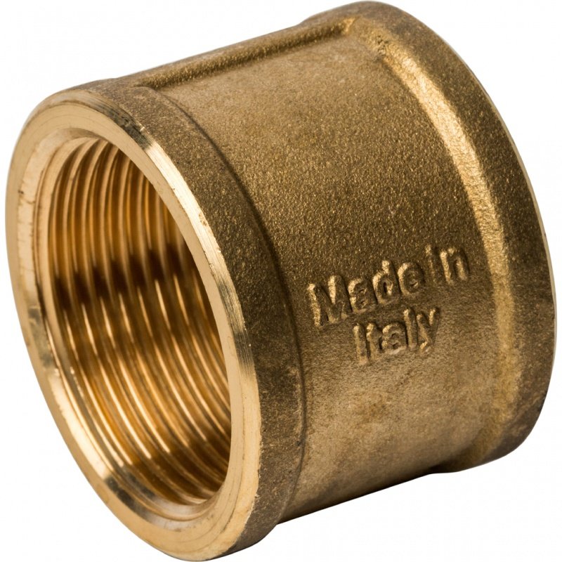 Муфта резьбовая 1"1/4 ВР латунь STOUT